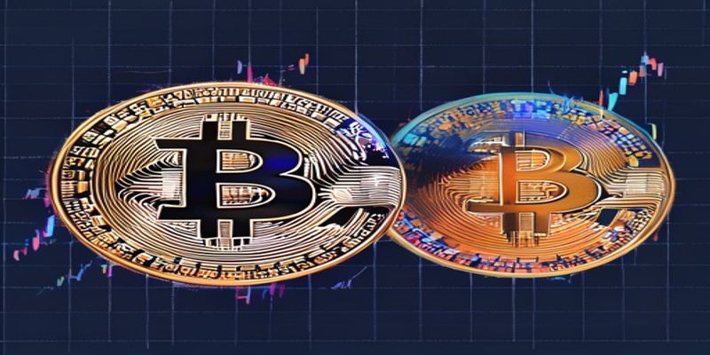 A side-by-side comparison chart showing Bitcoin ETF vs cold wallet features